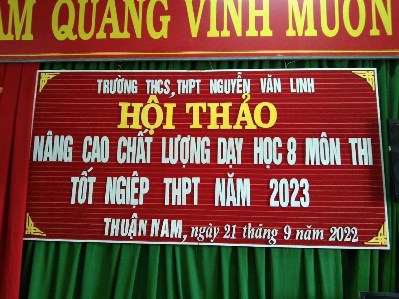 Hội thảo nâng cao chất lượng dạy học 8 môn thi tốt nghiệp THPT năm 2023